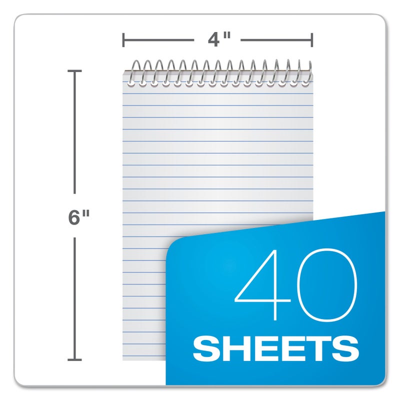 Ampad Efficiency Pocket Notebook, Recycled, 4 X 6 Inches, Single Wire, Top Open, Assorted Covers,3 Notebooks per Pack, Red/Blue/Green (45-094) - Image 2